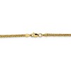 Black Bow Jewelry 2.3mm, 14k Yellow Gold Hollow Wheat Chain Necklace - 4 of 4