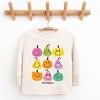 The Juniper Shop SmileyWorld Bright Pumpkins Chart Youth Long Sleeve Tee - 2 of 4