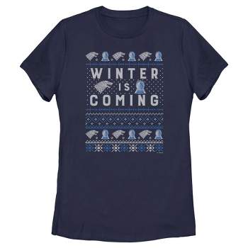 Women's Game of Thrones Christmas Winter is Coming Sweater T-Shirt