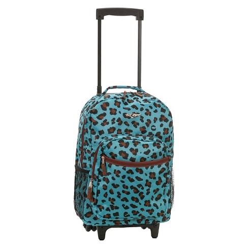 Rolling suitcase clearance backpack