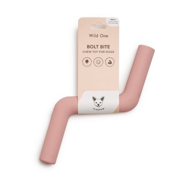 Wild One Bolt Bite Dog Toy - Pink - S