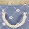 Bone Dry Polyester Pet Bin Trellis Paw - 3 of 4