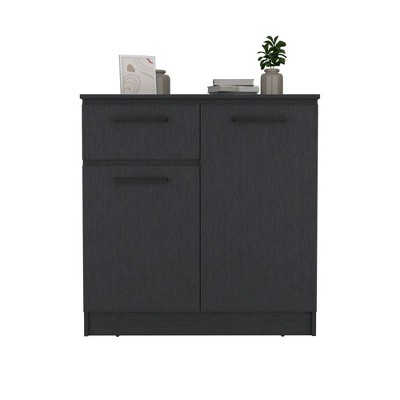 NicBex 1 Drawer Dresser for Bedroom with 2 Cabinets,Chest of Drawers with Metal Handle,Freestanding Dresser,Storage Dressers for Bedroom