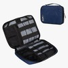 Hynes Eagle Cable Organizer Case With Strap 7.9 inch Navy Blue - 2 of 4
