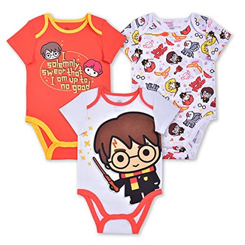 Harry Potter baby newborn toddler bodysuit pants set girl boy clothes  fashion