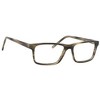Esquire Designer Mens Rectangular Frame Eyeglasses EQ1527 in Moss/Brown-53mm - 3 of 3