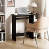 HOMLUX 15" Wide Computer Desk Writing Study Laptop Table with Keyboard Tray & 2 Compartments - 3 of 4