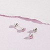 Girl's Classic Solitaire Screw Back 14k Gold Earrings - In Season Jewelry - 4 of 4