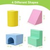 Soft Foam Climbing Blocks for Toddlers - 4 Piece Indoor Play Set with Anti-Slip - 4 of 4