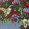 C&F Home 14" x 14" Hummingbird & Fuchsias Needlepoint Throw Pillow - 3 of 3