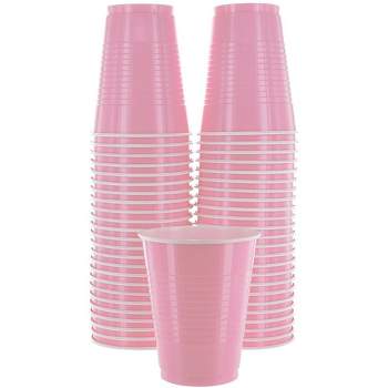 Bright Pink 12oz Plastic Cups | 50ct