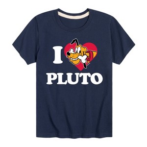 Boys' - Disney - I Love Pluto Short Sleeve Graphic T-Shirt - 1 of 4