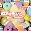 ArtCreativity Rubber Sweet Treats Food SquishyToys (Set of 50) - 2 of 4