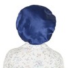 Anna-Kaci Satin Sleep Bonnet Double Layer Ruffled Edge Reversible Silky Cap for Curly and Natural Hair - 3 of 4