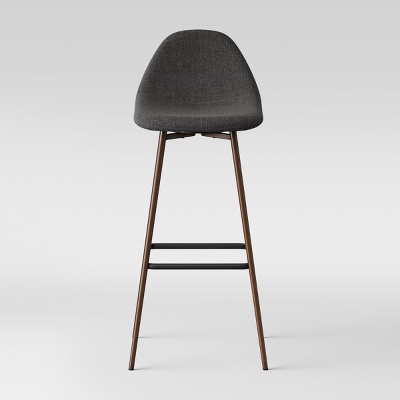 Copley Upholstered Barstool Dark Gray Threshold Target