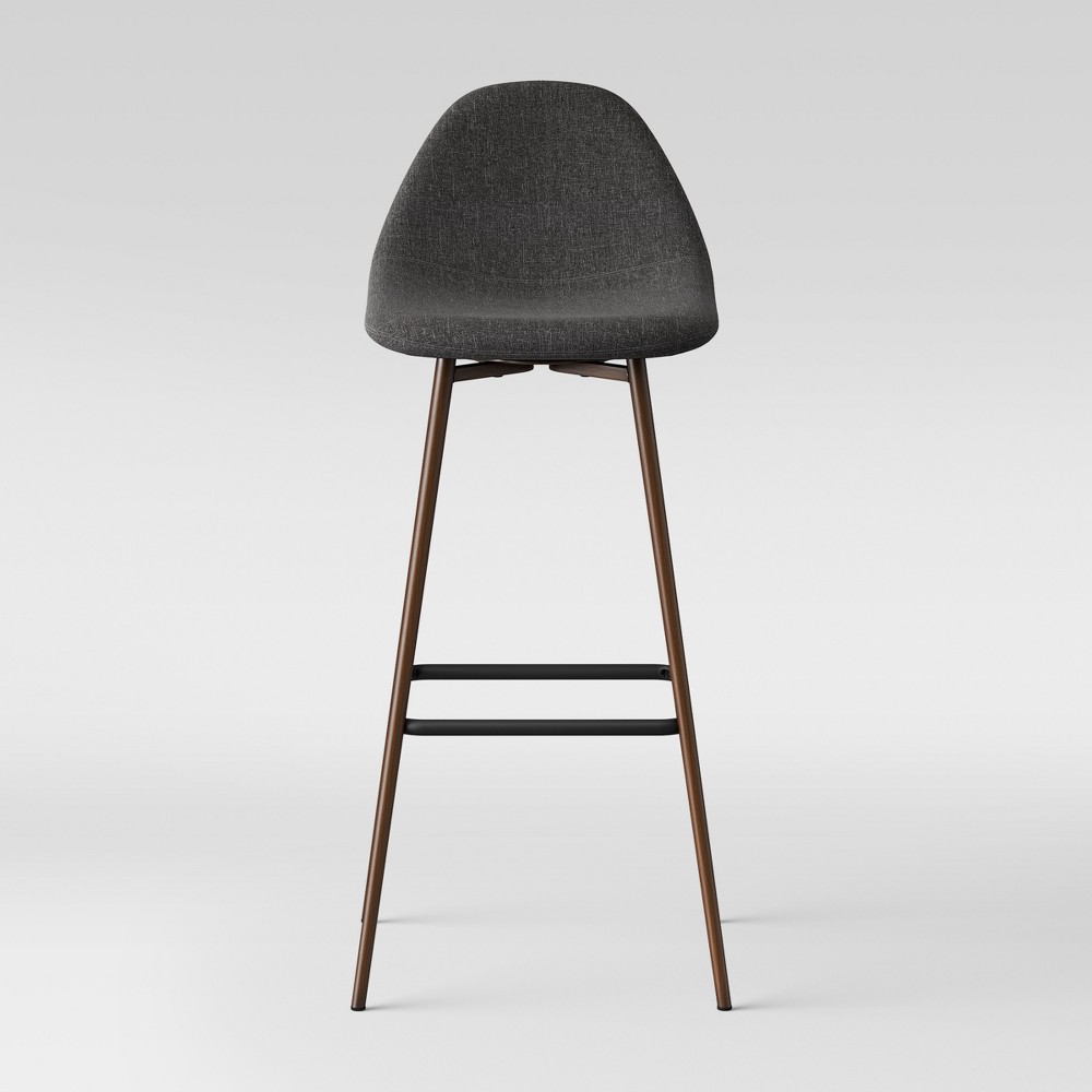 Copley Upholstered Barstool Dark Gray - Threshold