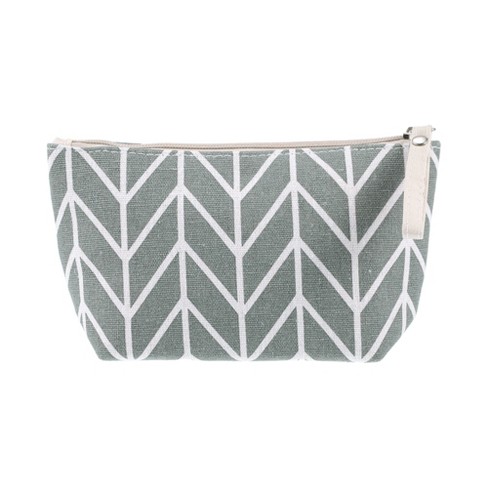 Unique Bargains Women's Durable Small Cosmetic Bag Gray 1 Pc - image 1 of 3