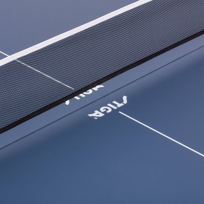 Compact Blue Folding Table Tennis Table with Net Included