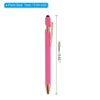 Unique Bargains Metal 2 in 1 Black Ink Medium Point Ballpoint Pen 6 Pcs - 2 of 4