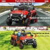 24V Battery Powered Kids Electric Ride-On Car, 6 EVA Wheels & 4WD, Remote Control, 3 Adjustable Speeds, Soft Start - 3 of 4