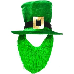 ST. PATRICK DAY TOP HAT / BEARD - 1 of 3