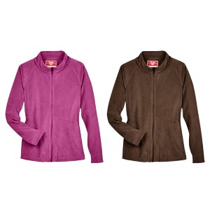 EG PRO Women's Fleece Jacket 2 Pack – Lightweight Microfleece Zip-Up Hoodie for Fall & Winter - 1 of 4