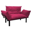 TiramisuBest Black Loveseat, Compact 2-Seater Sofa with High Legs, Easy Assembly, Perfect for Small Spaces - 4 of 4