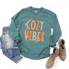 Simply Sage Market Women's Cozy Vibes Distressed Long Sleeve Garment Dyed Tee - 2 of 4