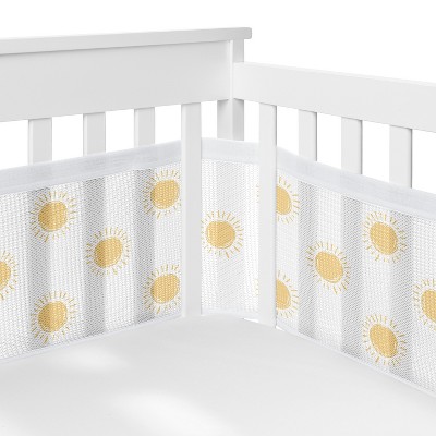 thumbnail image 2 of Breathable Mesh Cot Bumper For Baby Cribs - 300cm X 30cm Airwrap Safety Liner, Machine Washable 2 of 10