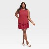 Women's High-Rise Pleated Skort - A New Day™ - 3 of 4