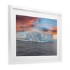 Stupell Industries Sunset over Frozen Iceberg Framed Print Under Glass - 2 of 4
