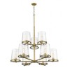 Z-Lite Callista 9 - Light Chandelier in  Rubbed Brass - 2 of 4