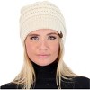 Market & Layne Women Chunky Knit Beanie Hat, Women Winter Hat - 3 of 4