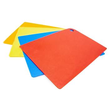 Plastic Flexible Bendable Slicing Dicing Cutting Chopping Board Mat Orange  - Bed Bath & Beyond - 17575620