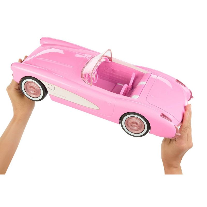 Hot Wheels RC Barbie Corvette Remote Control Car from Barbie: The Movie, 3 of 11
