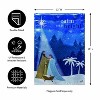 Evergreen All is Calm Nativity Lustre Garden Flag 12 x 18 Inches Indoor Outdoor Decor - 4 of 4