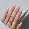 BTArtboxnails XCOATTIPS® White French - Coffin - 2 of 4