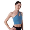 DOMETOUR Soft Yoga Sports Tank Bra With Removable Pads Sports Bra - 3 of 4
