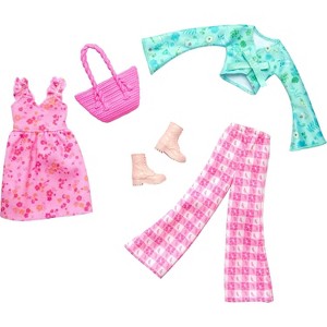 Barbie Doll Clothing, Fashion and Accessory Pack with Cottage Core Theme (2 Outfits) - 1 of 3