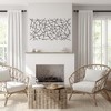 Cheung's Polaris Rectangle Curved Metal Abstract Wall Art - Black 6088BK - 3 of 4