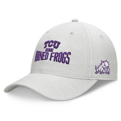 NCAA TCU Horned Frogs Unstructured Chambray Cotton Hat - Gray