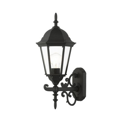 Livex Lighting Hamilton 1 - Light Wall Light in  Textured Black
