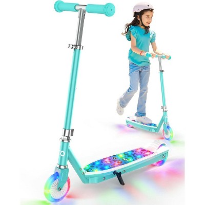 Mastgoal Electric Scooter for Kids with Adjustable Handlebar and LED Lights