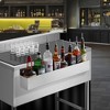 KUTLER Speed Rails, Stainless Steel Liquor Bottle Rack Holder for Restaurants, Bars, Coffee Shops - 2 of 4