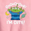Boys' - Disney - Alien Ooh I'm Cute Graphic Long Sleeve Fleece Sweatshirt - 2 of 4