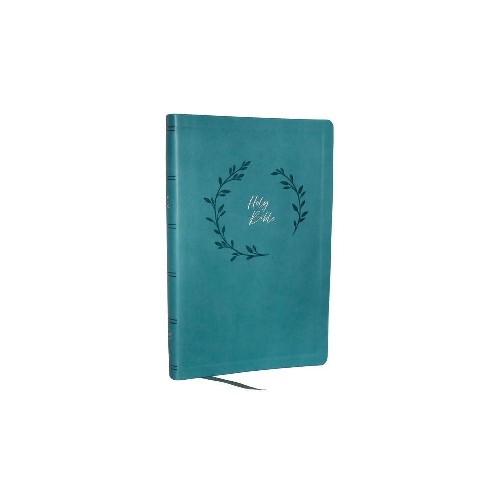 KJV Holy Bible: Value Ultra Thinline, Teal Leathersoft, Red Letter, Comfort Print: King James Version - by Thomas Nelson (Leather Bound)