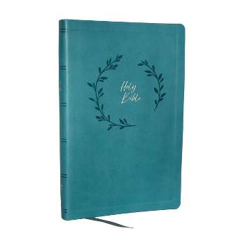KJV Holy Bible: Value Ultra Thinline, Teal Leathersoft, Red Letter, Comfort Print: King James Version - by  Thomas Nelson (Leather Bound)