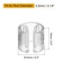 Unique Bargains Plastic Transparent Color Coding Clothes Hanger Markers 160 Pcs - 2 of 4