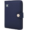 Generic Passport Holder, Passport Cover Travel Wallet Rfid Blocking Passport Wallet Cover Case - 2 of 4