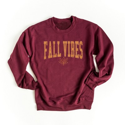 Simply Sage Market Women's Fall Vibes Leaf Gildan Sweatshirt